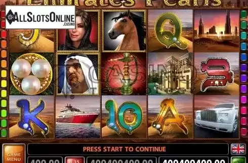 Screen2. Emirates Pearls from Casino Technology