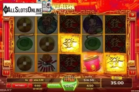 Win 3. Emperors wealth from GameArt