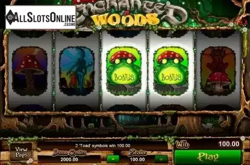 Screen5. Enchanted Woods from Microgaming