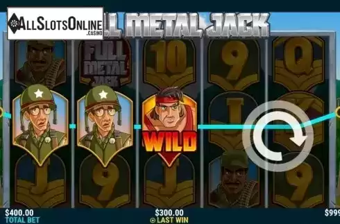 Win Screen 3. Full Metal Jack from Slot Factory