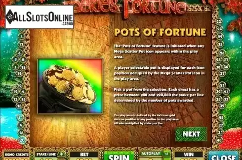 Screen6. Faeries Fortune from Microgaming