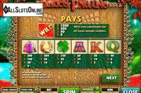 Screen2. Faeries Fortune from Microgaming