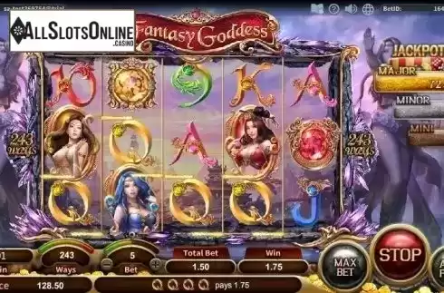 Win Screen. Fantasy Goddess from SimplePlay