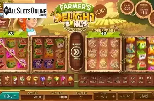 Respins Feature. Farmers Delight from Air Dice