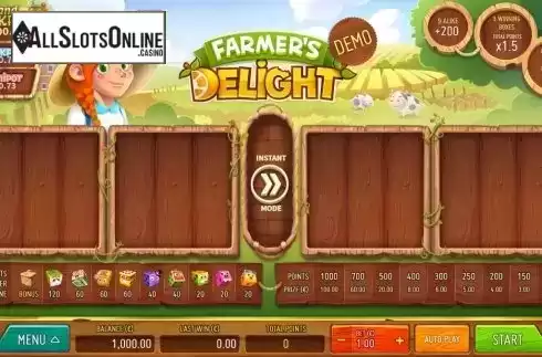 Reel Screen. Farmers Delight from Air Dice