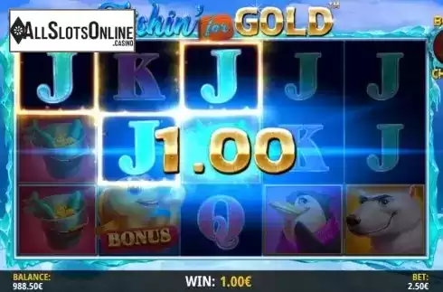 Win Screen 1. Fishin For Gold from iSoftBet