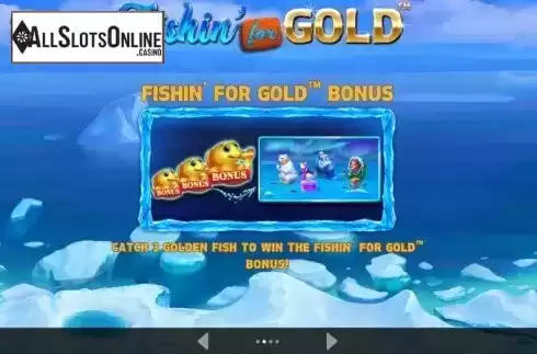 Start Screen. Fishin For Gold from iSoftBet