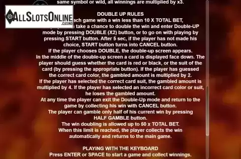 Double up games screen