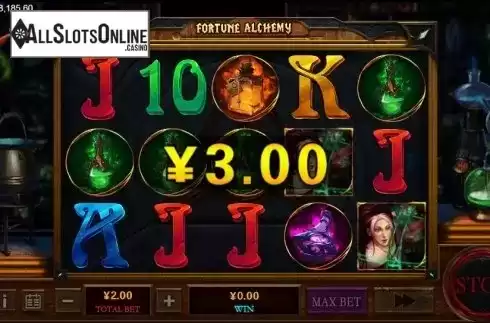 Win screen 4. Fortune Alchemy from XIN Gaming