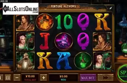 Reel screen. Fortune Alchemy from XIN Gaming