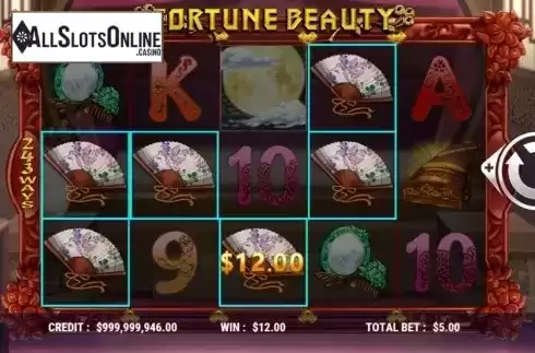 Win Screen 3. Fortune Beauty from Slot Factory