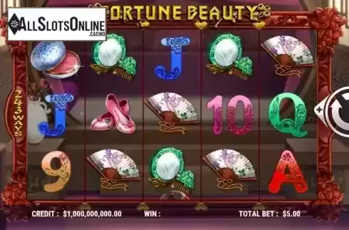 Reel Screen. Fortune Beauty from Slot Factory