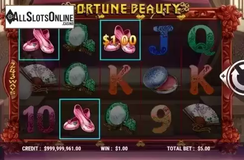 Win Screen 1. Fortune Beauty from Slot Factory