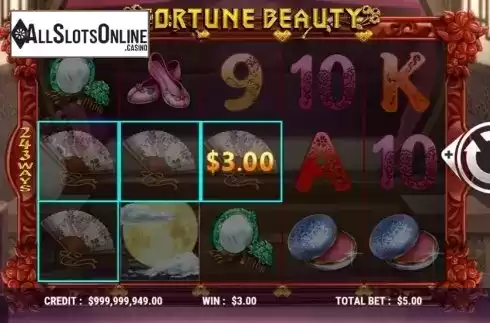 Win Screen 2. Fortune Beauty from Slot Factory