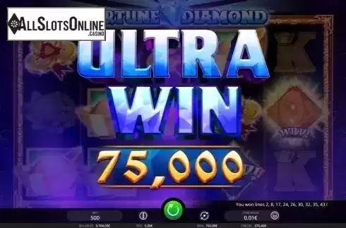 Ultra win screen. Fortune Diamond from iSoftBet