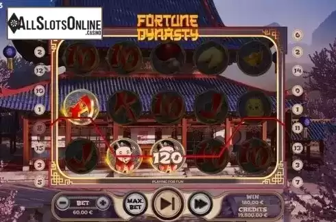 Win Screen 2. Fortune Dynasty from Spinmatic
