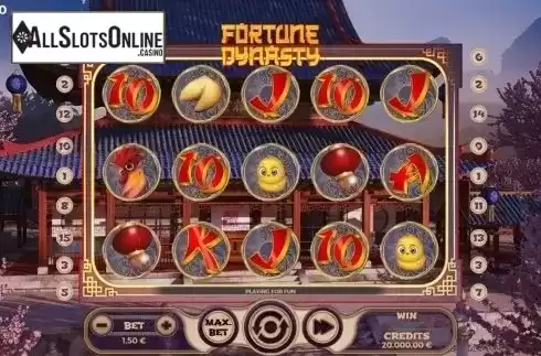 Reel Screen. Fortune Dynasty from Spinmatic