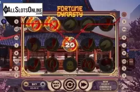 Win Screen 1. Fortune Dynasty from Spinmatic