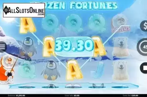 Win Screen 1. Frozen Fortunes from Endemol Games
