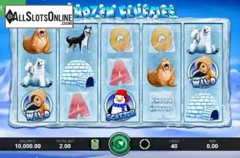 Reel Screen. Frozen Fluffies from Caleta Gaming