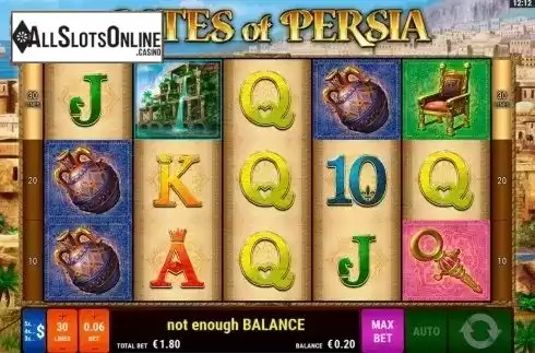 Screen3. Gates of Persia from Bally Wulff
