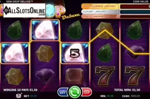 Win Screen 1. Gem Drop Deluxe from Betsson Group