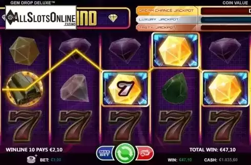 Win Screen 2. Gem Drop Deluxe from Betsson Group