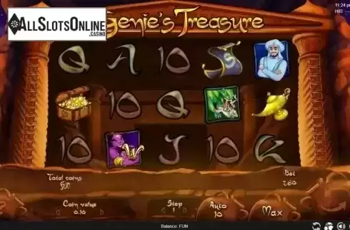 Reel Screen. Genie's Treasure (Espresso Games) from Espresso Games