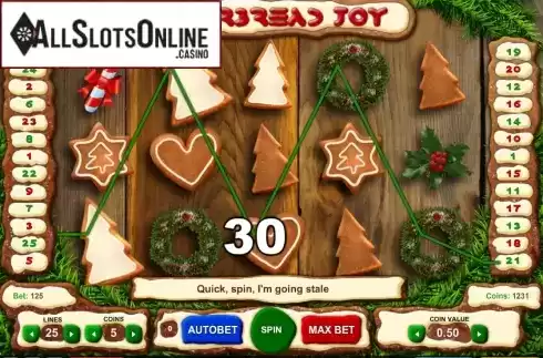 Screen7. Gingerbread Joy from 1X2gaming