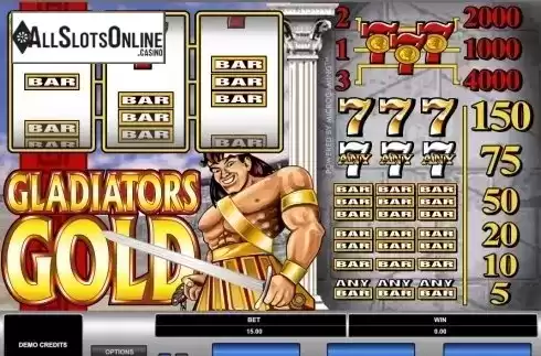 Screen2. Gladiators Gold from Microgaming