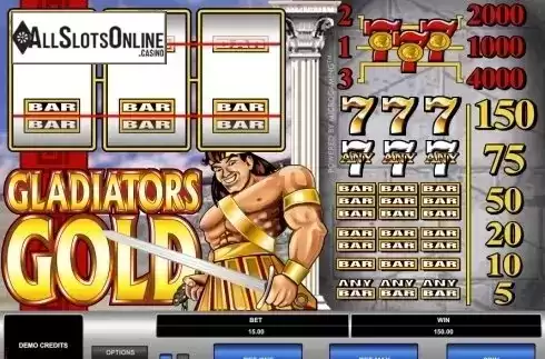 Screen3. Gladiators Gold from Microgaming