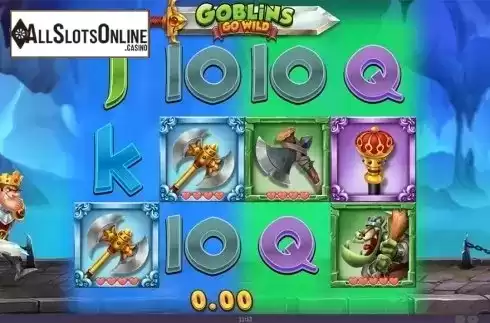 Bonus game screen. Goblins Go Wild from PearFiction