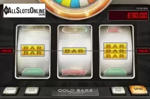 Screen8. Gold Bars Nudge from Cayetano Gaming