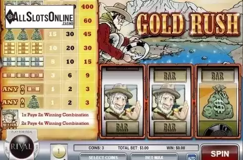 Screen2. Gold Rush (Rival) from Rival Gaming