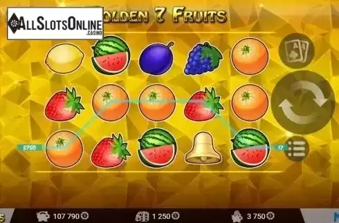 Screen6. Golden 7 Fruits from MrSlotty