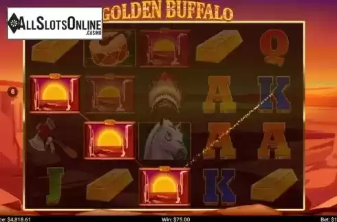 Win Screen 4. Golden Buffalo (Mobilots) from Mobilots