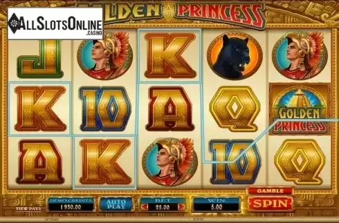7. Golden Princess from Microgaming