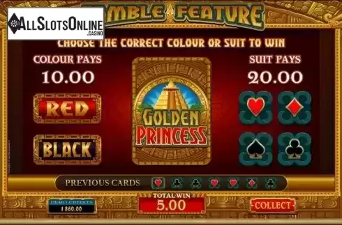 8. Golden Princess from Microgaming