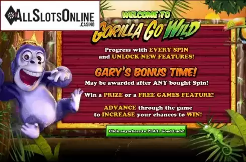 Game features 1. Gorilla Go Wild from NextGen