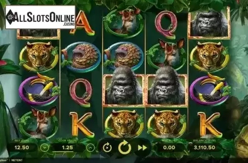 Reel Screen. Gorilla Kingdom from NetEnt