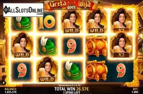Free Spins. Greta Goes Wild from iSoftBet
