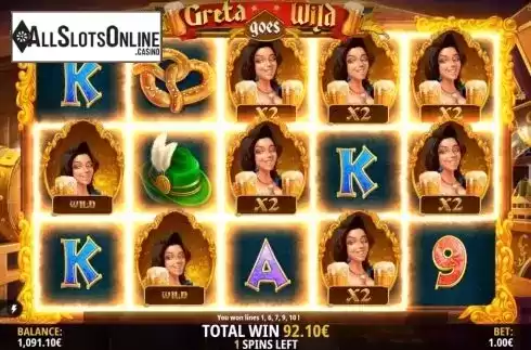 Free Spins 2. Greta Goes Wild from iSoftBet