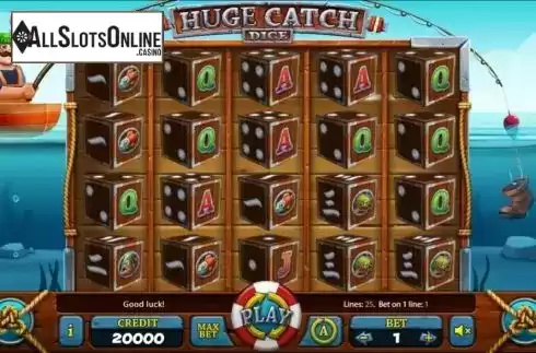 Reel Screen. Huge Catch Dice from Mancala Gaming