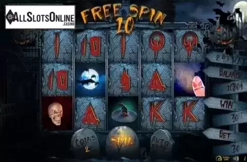 Free spins screen. Halloween Night from BetConstruct