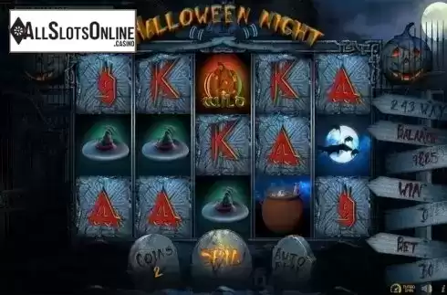 Win screen. Halloween Night from BetConstruct