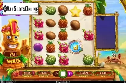 Win Screen 2. Hawaiian Fruits from GameArt