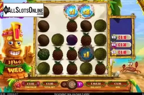 Win Screen 3. Hawaiian Fruits from GameArt