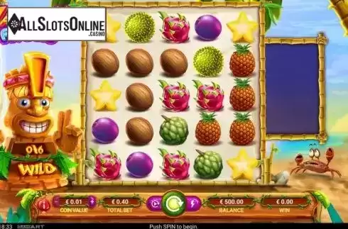 Reel Screen. Hawaiian Fruits from GameArt