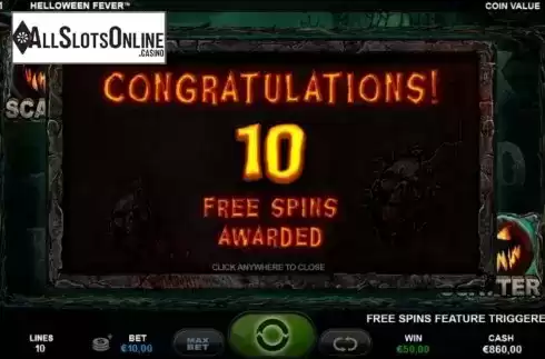 Free Spins 1. Helloween Fever from Plank Gaming