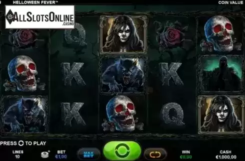 Reel Screen. Helloween Fever from Plank Gaming